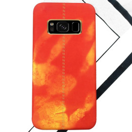 Vaku ® Samsung Galaxy S8 Lexza Volcano Fire Series Hot-Color Changing Infinite Thermal Sensing Technology Back Cover