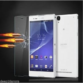 Dr. Vaku ® Sony Xperia M2 Ultra-thin 0.2mm 2.5D Curved Edge Tempered Glass Screen Protector Transparent