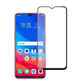 Dr. Vaku ® Oppo Realme C2 5D Curved Edge Ultra-Strong Ultra-Clear Full Screen Tempered Glass-Black