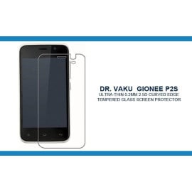 Dr. Vaku ® Gionee P2S Ultra-thin 0.2mm 2.5D Curved Edge Tempered Glass Screen Protector Transparent
