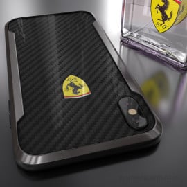 Ferrari ® iPhone XS Max APERTA Ultra-Thin with carbon fiber and Aluminum Alloy