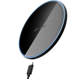 eller sante ® 15W Wireless Charger Oxford Series Fast Charging pad PD & Qi-Certified with Type C Cable