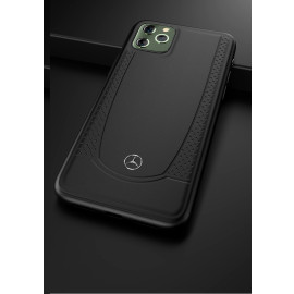 Mercedes Benz ® Apple iPhone 11 Pro Max Urban Collection Genuine Smooth Leather Back Cover