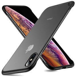 VAKU ® For Apple iPhone XS Max Frameless Semi Transparent Cover (Ring not Included)