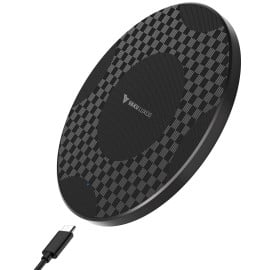 Vaku ® 15W Wireless Charger Waverex Series Fast Charging pad PD & Qi-Certified with Type C Cable