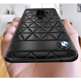 BMW ® Samsung S9 PLUS Official Superstar zDRIVE Leather Case Limited Edition Back Cover