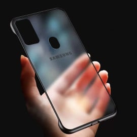VAKU ® Samsung Galaxy M30S Frameless Semi Transparent Cover (Ring not Included)