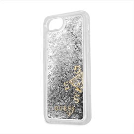 GUESS ® iPhone 7 Timeless Non-Toxic Liquid glitter Case With moving GUESS logo Back Case