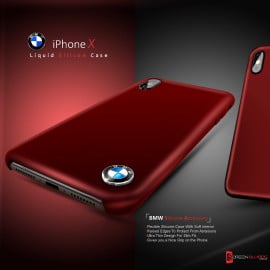 BMW ® Apple iPhone XS Max Liquid Silicon Luxurious Case Limited Edition Back Cover