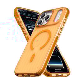 Vaku Luxos ® Apple iPhone 17 Pro Zyden Magpro Scratch Resistant Military-Grade Protection Case With Metal Camera Ring Screen Protector Shockproof Back Cover