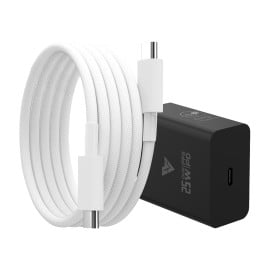 Original 25W Samsung Charger + Type C to Type C Cable Combo | 5X Speed | PD 3.0 Safe
