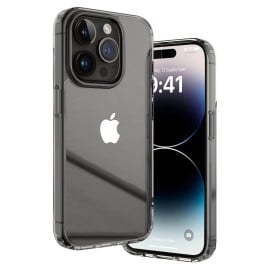Vaku Luxos ® Apple iPhone 14 Pro Max Glassy Series Clear TPU Shockproof Scratch Resistant Slim Protective Cover [ Only Back Cover ]