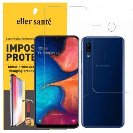 Eller Sante ® Samsung Galaxy A30 Impossible Hammer Flexible Film Screen Protector (Front+Back)