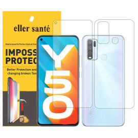 Eller Sante ® Vivo Y50 Impossible Hammer Flexible Film Screen Protector (Front+Back)