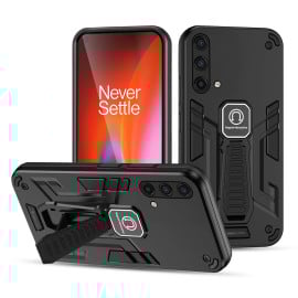Vaku ® OnePlus Nord CE 5G Valor Military Grade Armor Case with Built-in Kickstand Shockproof Back Cover