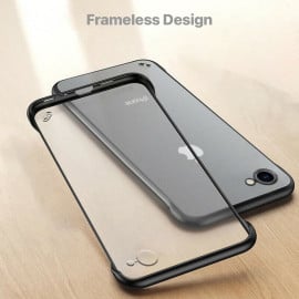 VAKU ® For Apple iPhone 7 / 8 Frameless Semi Transparent Cover (Ring not Included)