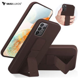 Vaku ® Samsung Galaxy A23 Harbor Grip Multi-Functional Magnetic Vertical & Horizontal Stand Case TPU Back Cover
