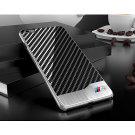 BMW ® Apple iPhone 6 / 6S M SERIES Carbon Fiber + Aluminium Hard Case Back Cover