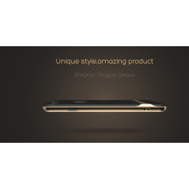Rock ® Apple iPhone 5 / 5S / SE Royle Case Ultra-thin Dual Metal Soft / Silicon Case