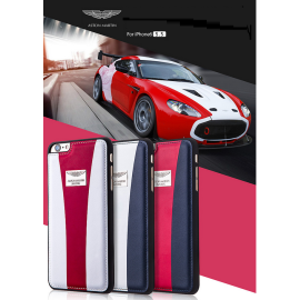 Aston Martin Racing ® Apple iPhone 6 Plus / 6S Plus Official Hand-Stitched Leather Case Limited Edition Back Cover
