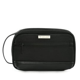 Vaku ® Salem Pouch Multi Pockets Pouch & Dual Compartment - Black