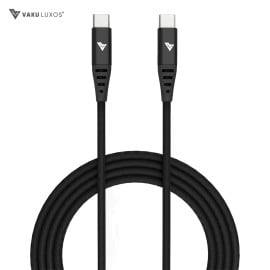 DR VAKU ® DuraTuff USB C to USB C 45W Power Delivery Cable Compatible for MacBook Pro 2021 iPad Pro Samsung Galaxy S21 S22 Note 20 Dell XPS Pixel