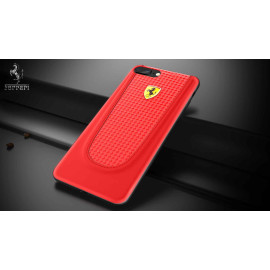 Ferrari ® Apple iPhone 7 Official California T Series Double Stitched Dual-Material PU Leather Back Cover