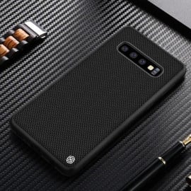 VAKU ® Samsung Galaxy S10 Carbon Fiber Twill Weave with PU Back Shell Back Cover