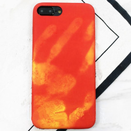Vaku ® Apple iPhone 8 Plus Volcano Fire Series Hot-Color Changing Infinite Thermal Sensing Technology Back Cover