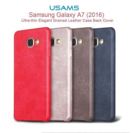 Usams ® Samsung Galaxy A7 (2016) Ultra-thin Elegant Grained Leather Case Back Cover