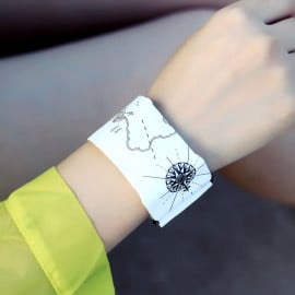 VAKU ® New Creative Paper Watch with LED Waterproof Clock Paper Strap Digital Watch