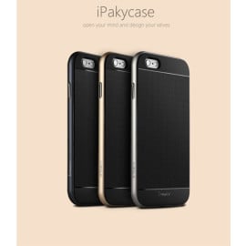 i-Paky ® Apple iPhone 6 Plus / 6S Plus Mat Series Ultra-thin Hybrid Silicon Grip Shockproof Protective Shell Back Cover