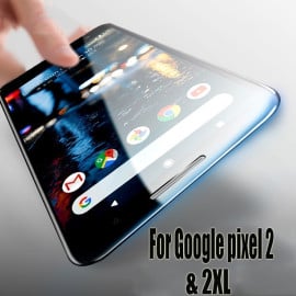 Dr. Vaku ® Google Pixel 2 5D Curved Edge Ultra-Strong Ultra-Clear Full Screen Tempered Glass Black