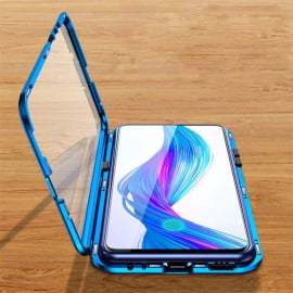 Vaku ® Oppo Realme X  Electronic Auto-Fit Magnetic Wireless Edition Aluminium Ultra-Thin CLUB Series Back Cover