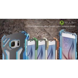 R-JUST ® Samsung Galaxy S6 GUNDAM Aluminium Alloy Dual-Color Oxidation Metal Case Back Cover