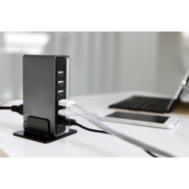 Rock ® Desktop Rocket 6 USB Output + Detachable Base Charger