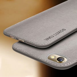 Vaku ® Oppo A83 Luxico Series Hand-Stitched Cotton Textile Ultra Soft-Feel Shock-proof Water-proof Back Cover