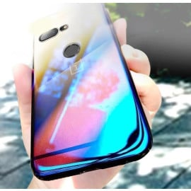 Vaku ® OnePlus 5T Infinity Series with UV Colour Shine Transparent Full Display PC Back Cover