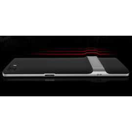 Vaku ® OnePlus 5 Royle Case Ultra-thin Dual Metal + inbuilt Stand Soft / Silicon Case