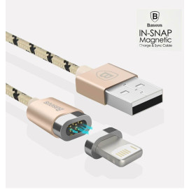 Baseus ® Insnap Series 1M Magnetic Auto-Adhesion 2.4A Quick Charge & Data Sync Apple Lightning Port Charging / Data Cable