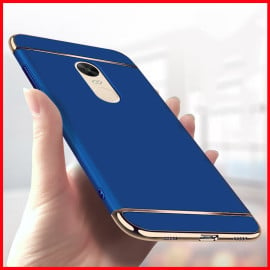 Vaku ® Xiaomi Redmi Note 5 Ling Series Ultra-thin Metal Electroplating Splicing PC Back Cover