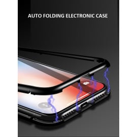 Vaku ® Apple iPhone XS Electronic Auto-Fit Magnetic Wireless Edition Aluminium Ultra-Thin CLUB Series Back Cover