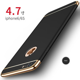 Joyroom ® Apple iPhone 6 / 6S Ling Series Ultra-thin Metal Electroplating Splicing PC Back Cover