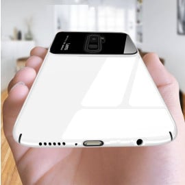 Vaku ® Samsung Galaxy J7 PRO Polarized Glass Glossy Edition PC 4 Frames + Ultra-Thin Case Back Cover