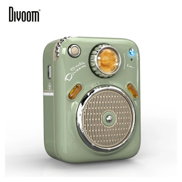 Divoom ® Beetle Professional Tuned FM Portable Radio Bluetooth Speaker