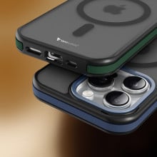 eller santé ® Apple iPhone 15 Pro Max Elemento MagPro Drop Protection Shockproof Guard Corner Frosted Certified Mag-Safe Back Cover