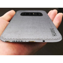 Vaku ® Samsung Galaxy Note 8 Luxico Series Hand-Stitched Cotton Textile Ultra Soft-Feel Shock-proof Water-proof Back Cover