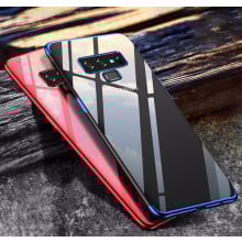 Vaku ® Samsung Galaxy Note 9 CAUSEWAY Series Electroplated Shine Bumper Finish Full-View Display + Ultra-thin Transparent Back Cover