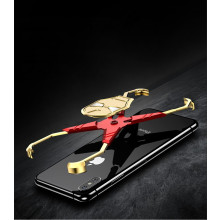 VAKU ® For Apple iPhone XS Max Ironman Stark Aluminum Metal Back Cover
