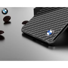 BMW ® Apple iPhone 6 / 6S Glossy Tempered Carbon Fibre Back cover